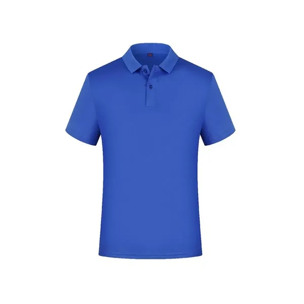 Unisex Quick-Dry Polo Shirt Short Sleeve - Unisex Quick-Dry Polo Shirt Short Sleeve - Image 13 of 15