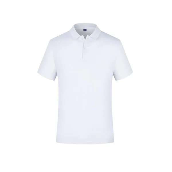 Unisex Quick-Dry Polo Shirt Short Sleeve - Unisex Quick-Dry Polo Shirt Short Sleeve - Image 14 of 15