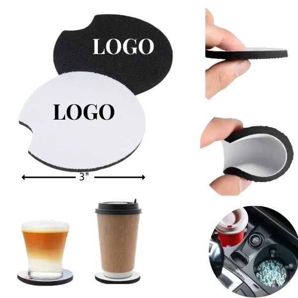 3" Neoprene Coaster - 3" Neoprene Coaster - Image 0 of 0
