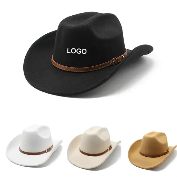 Western Cowboy Wool Hat - Western Cowboy Wool Hat - Image 0 of 3