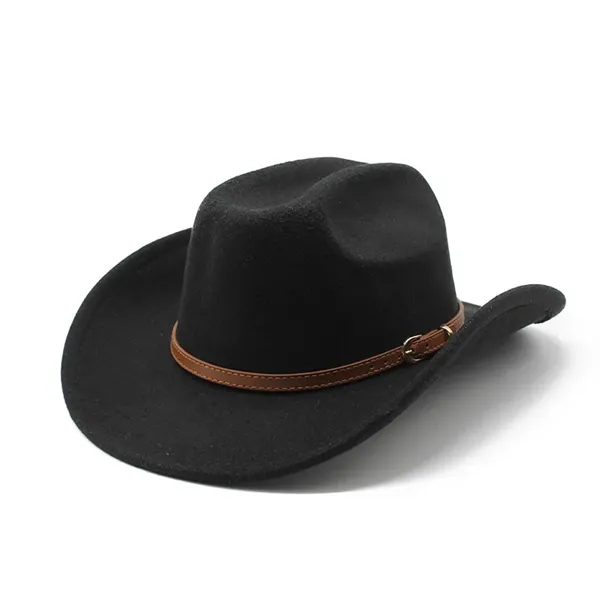 Western Cowboy Wool Hat - Western Cowboy Wool Hat - Image 2 of 3