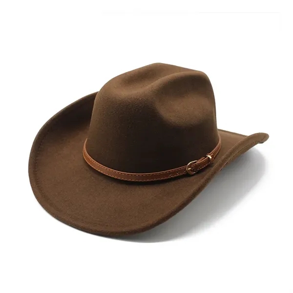 Western Cowboy Wool Hat - Western Cowboy Wool Hat - Image 3 of 3