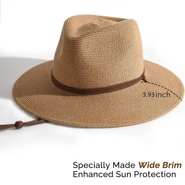 Summer Straw Sun Hat - Summer Straw Sun Hat - Image 2 of 3