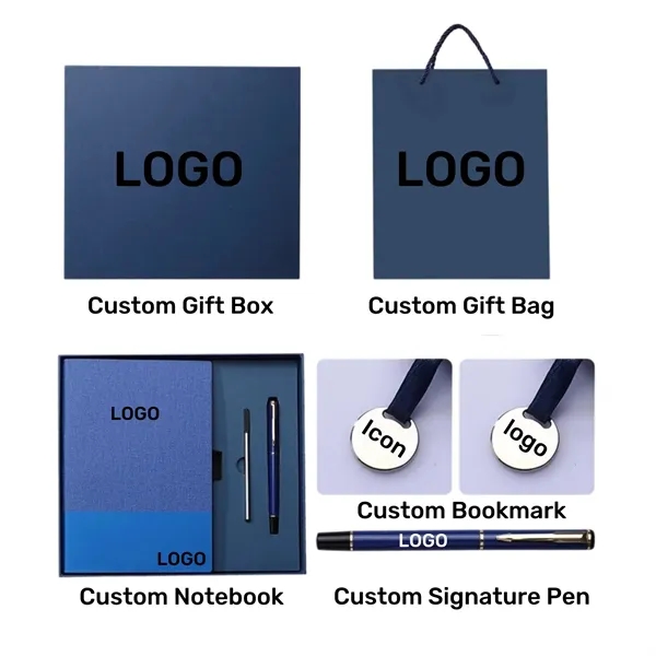 Corporate Business Custom Notebook Gift Set - Corporate Business Custom Notebook Gift Set - Image 2 of 4