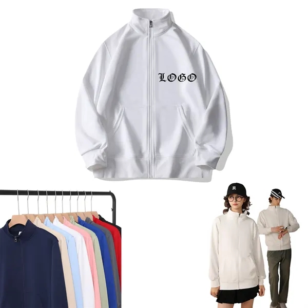 Fall Adult Zipper Hoodie Jacket Sweatshirt - Fall Adult Zipper Hoodie Jacket Sweatshirt - Image 0 of 12