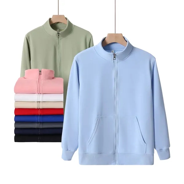 Fall Adult Zipper Hoodie Jacket Sweatshirt - Fall Adult Zipper Hoodie Jacket Sweatshirt - Image 11 of 12