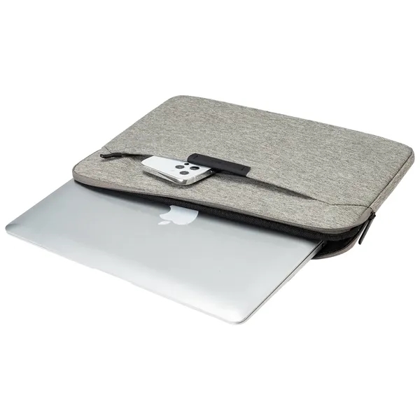 RejuVe® X-Pak Recycled Heather Business 16" Laptop Sleeve - RejuVe® X-Pak Recycled Heather Business 16" Laptop Sleeve - Image 2 of 9