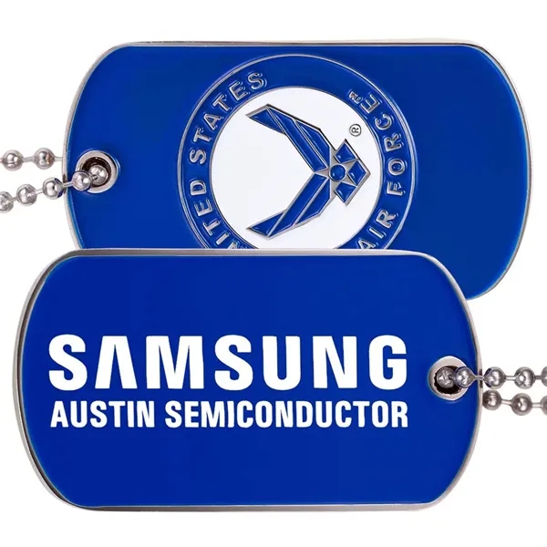 Custom Military Style Dog Tags - Custom Military Style Dog Tags - Image 1 of 1