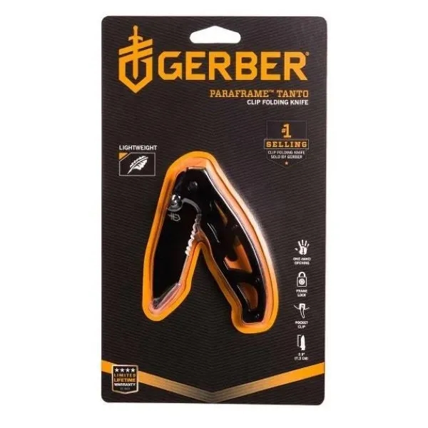 Gerber® Para-Frame Tanto Folding Knife - Gerber® Para-Frame Tanto Folding Knife - Image 1 of 1