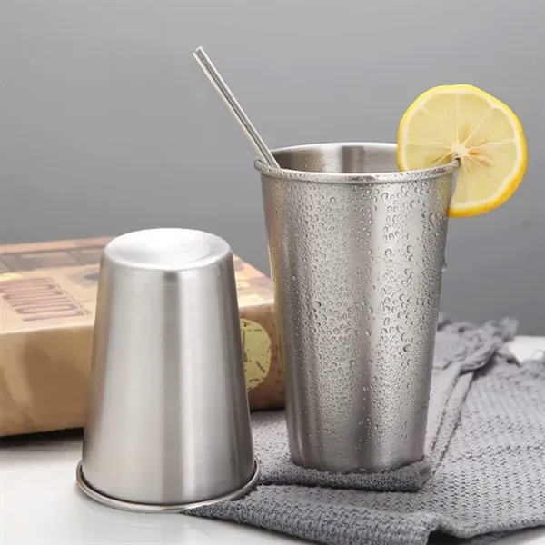 Stainless Steel Pint Cup - Stainless Steel Pint Cup - Image 1 of 3