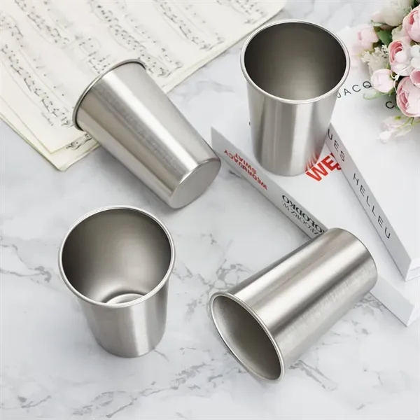 Stainless Steel Pint Cup - Stainless Steel Pint Cup - Image 2 of 3