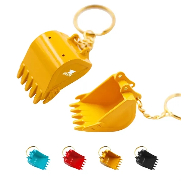 Excavator Bucket Keychain