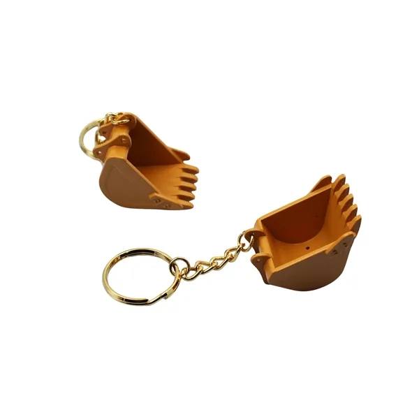 Excavator Bucket Keychain