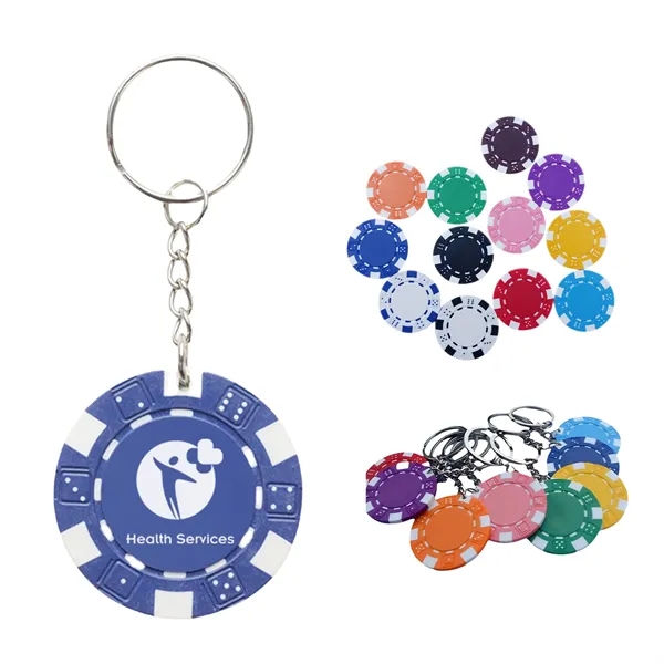 Poker Chips Keychains