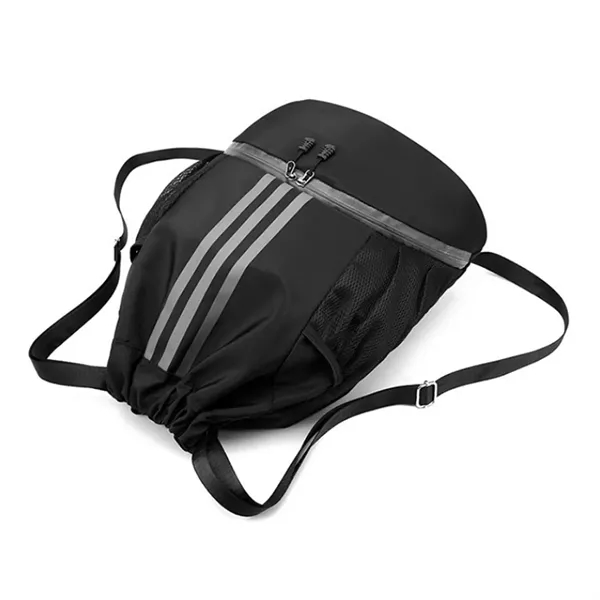 Sports Fitness Travel Drawstring Bag - Sports Fitness Travel Drawstring Bag - Image 3 of 11