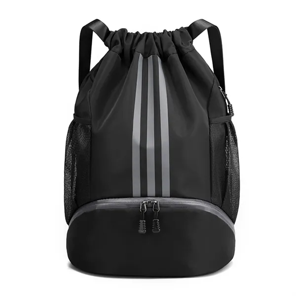 Sports Fitness Travel Drawstring Bag - Sports Fitness Travel Drawstring Bag - Image 4 of 11