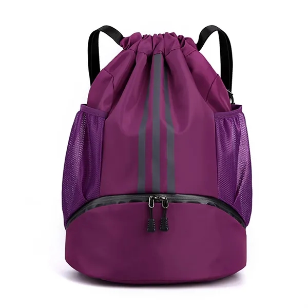 Sports Fitness Travel Drawstring Bag - Sports Fitness Travel Drawstring Bag - Image 8 of 11