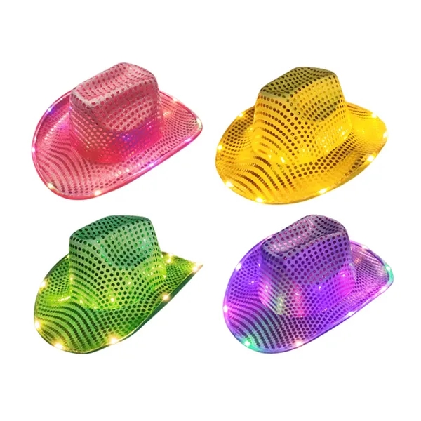 Light Up Cowboy Hat - Light Up Cowboy Hat - Image 2 of 5