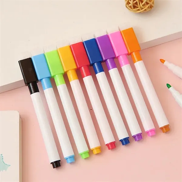 Whiteboard Marker Pens with Eraser - Whiteboard Marker Pens with Eraser - Image 3 of 6