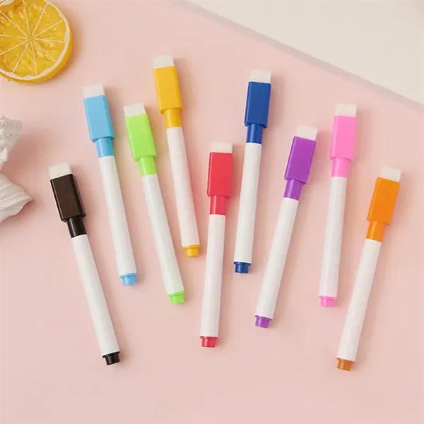 Whiteboard Marker Pens with Eraser - Whiteboard Marker Pens with Eraser - Image 4 of 6