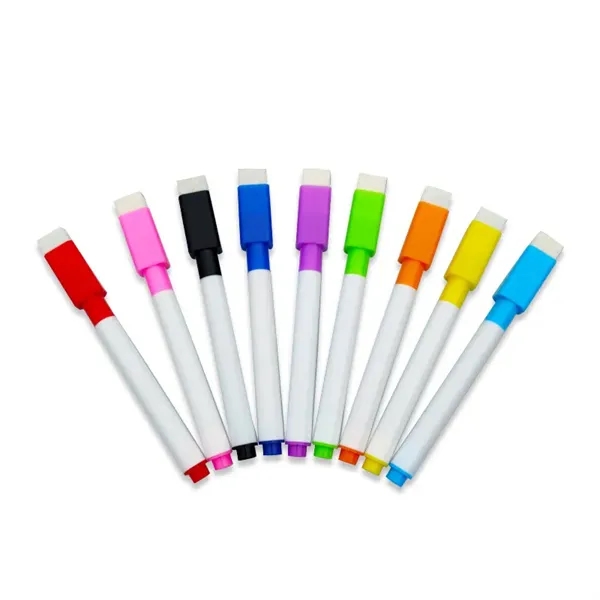 Whiteboard Marker Pens with Eraser - Whiteboard Marker Pens with Eraser - Image 5 of 6