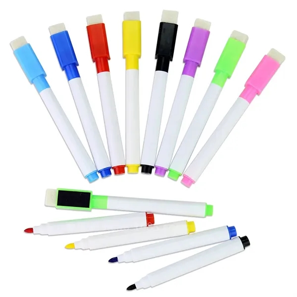 Whiteboard Marker Pens with Eraser - Whiteboard Marker Pens with Eraser - Image 6 of 6