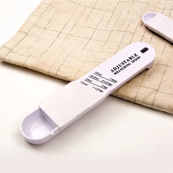 2PCS/set Adjustable Plastic Measuring Spoon - 2PCS/set Adjustable Plastic Measuring Spoon - Image 7 of 7