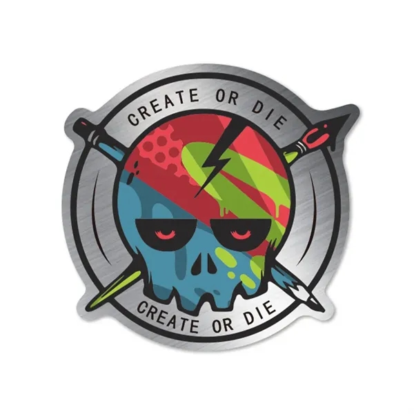 Brushed Aluminum Stickers - Brushed Aluminum Stickers - Image 0 of 3