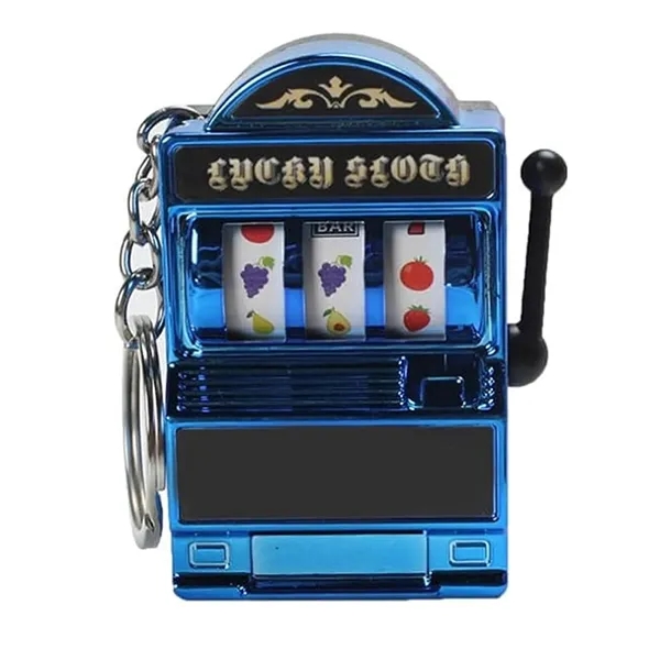 Mini Casino Slot Machine Keychain - Mini Casino Slot Machine Keychain - Image 2 of 6