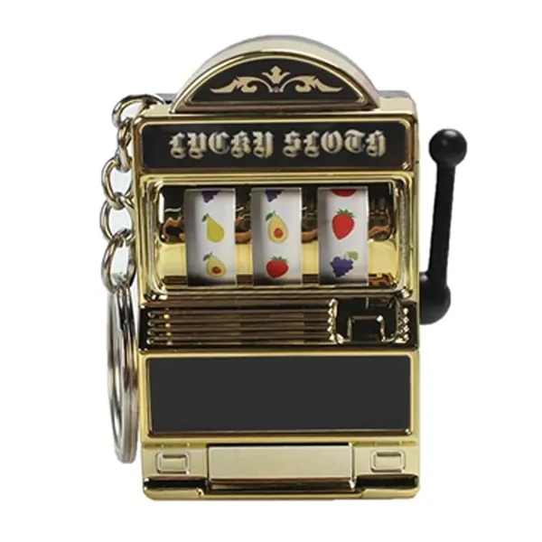 Mini Casino Slot Machine Keychain - Mini Casino Slot Machine Keychain - Image 3 of 6