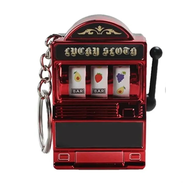 Mini Casino Slot Machine Keychain - Mini Casino Slot Machine Keychain - Image 4 of 6