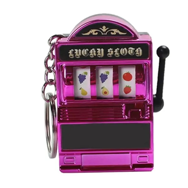 Mini Casino Slot Machine Keychain - Mini Casino Slot Machine Keychain - Image 5 of 6