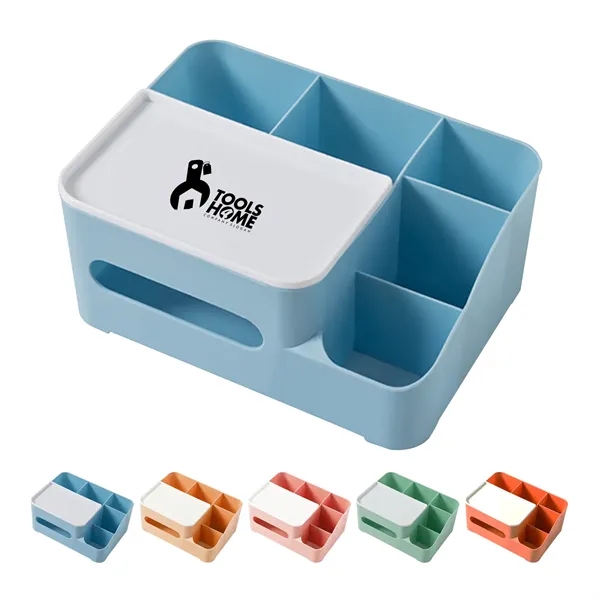 Multi Functional Office Desktop Storage Box - Multi Functional Office Desktop Storage Box - Image 0 of 7