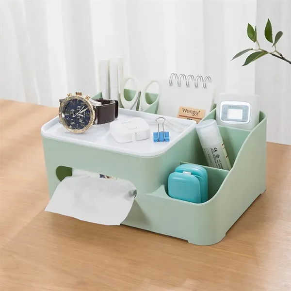 Multi Functional Office Desktop Storage Box - Multi Functional Office Desktop Storage Box - Image 2 of 7