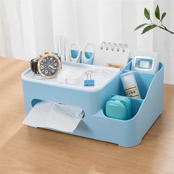 Multi Functional Office Desktop Storage Box - Multi Functional Office Desktop Storage Box - Image 3 of 7