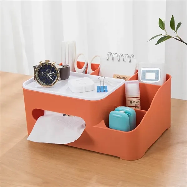 Multi Functional Office Desktop Storage Box - Multi Functional Office Desktop Storage Box - Image 5 of 7