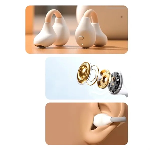 Open Ear Wireless Headphones Bluetooth 5.3 Clip On Earphone - Open Ear Wireless Headphones Bluetooth 5.3 Clip On Earphone - Image 4 of 13