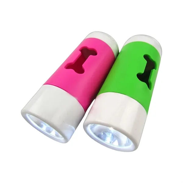 Pet Waste Bag Dispenser w/ Flashlight - Pet Waste Bag Dispenser w/ Flashlight - Image 6 of 7