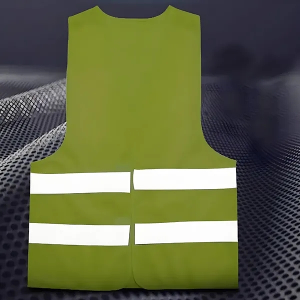 High Visibility Reflective Polyester Safety Vest - High Visibility Reflective Polyester Safety Vest - Image 3 of 3