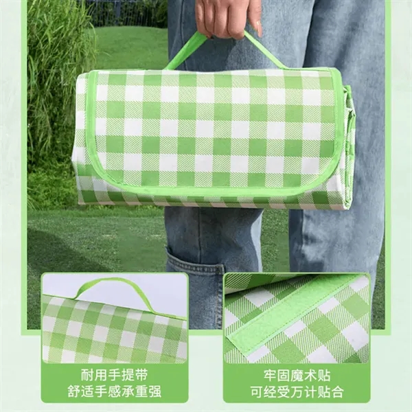 Customized Polyester Roll Up Picnic Blanket - Customized Polyester Roll Up Picnic Blanket - Image 6 of 8