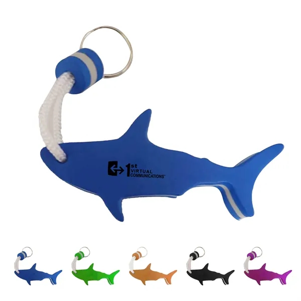 Shark Shaped EVA Foam Floating Keychain