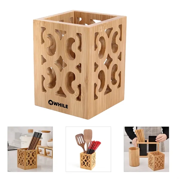 Bamboo Pen Pencil Holder - Bamboo Pen Pencil Holder - Image 0 of 0