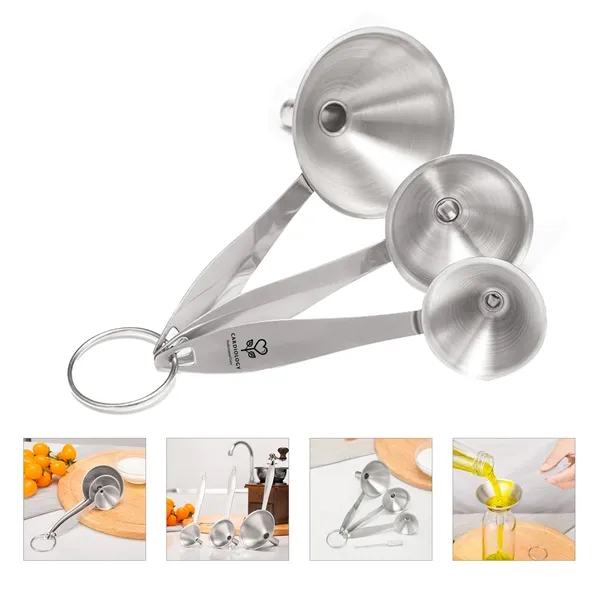 3 in 1 Stainless Steel Funnels