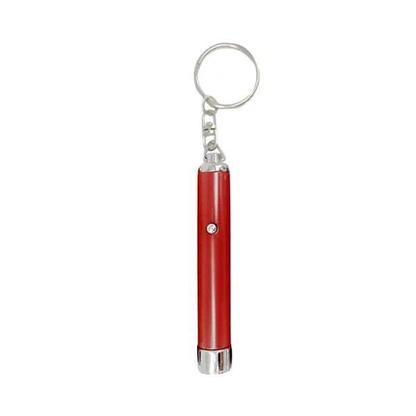 Custom Logo Projector Flashlight With Keychain - Custom Logo Projector Flashlight With Keychain - Image 1 of 6