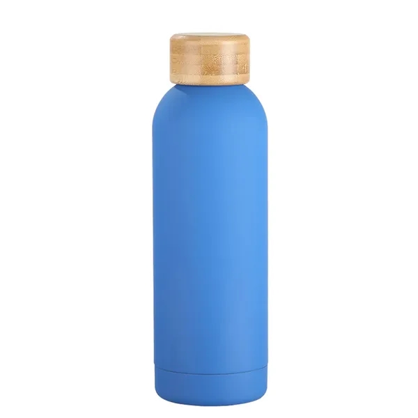 17 Oz Vacuum Insulated Bamboo Lid Water Bottle - 17 Oz Vacuum Insulated Bamboo Lid Water Bottle - Image 3 of 5