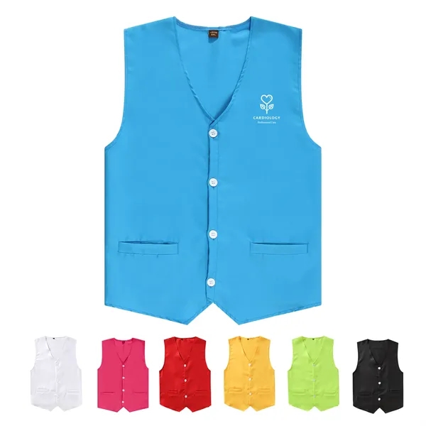 Unisex Volunteer Work Vest With Pocket - Unisex Volunteer Work Vest With Pocket - Image 0 of 7