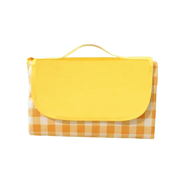 Fold up Waterproof Picnic Blanket - Fold up Waterproof Picnic Blanket - Image 4 of 6