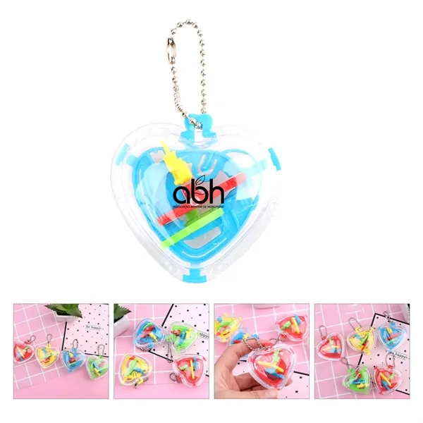 3D Puzzle Toy Maze Ball Keychain - 3D Puzzle Toy Maze Ball Keychain - Image 0 of 0