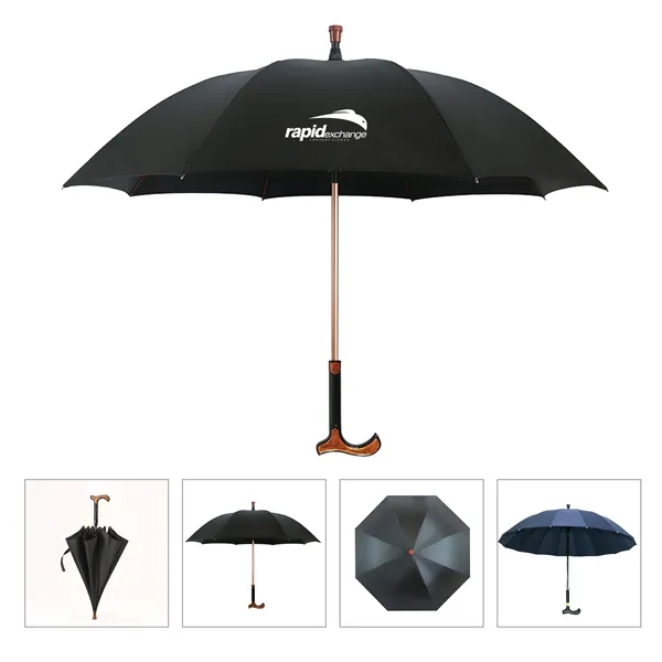 Walking Stick Shape Windproof Golf Umbrella - Walking Stick Shape Windproof Golf Umbrella - Image 0 of 0