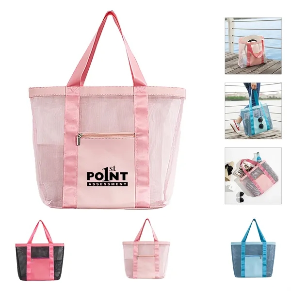 Beach Oversized Pool Mesh Tote Bag - Beach Oversized Pool Mesh Tote Bag - Image 0 of 0